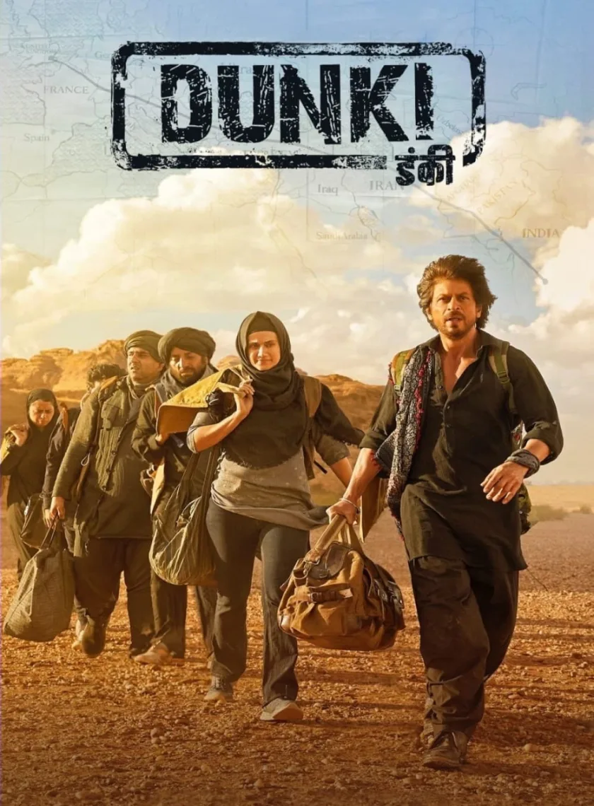 Dunki (2023) Bollywood Hindi Movie HD ESub