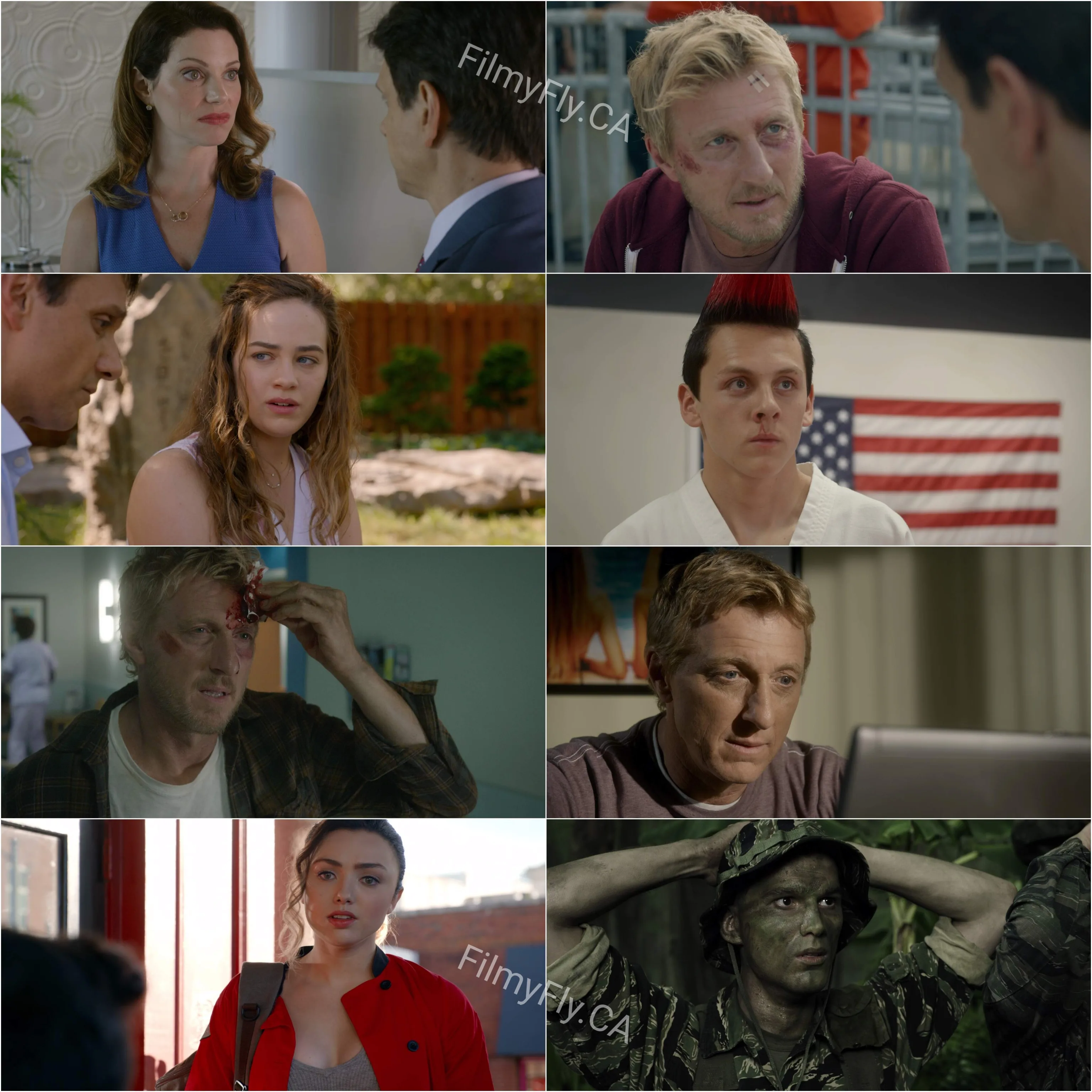 Cobra Kai S03 (2021) (Hindi + English) Dual Audio Completed Web Series HEVC ESub screenshot